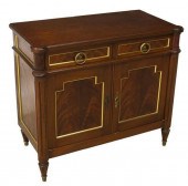 FRENCH LOUIS XVI STYLE MAHOGAN