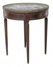 FRENCH LOUIS XVI STYLE MARBLE-