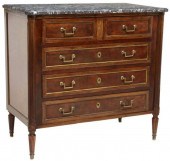 FRENCH LOUIS XVI STYLE MARBLE-
