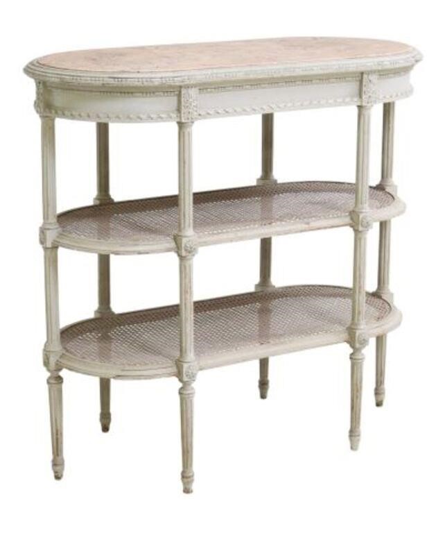 FRENCH LOUIS XVI STYLE MARBLE-TOP