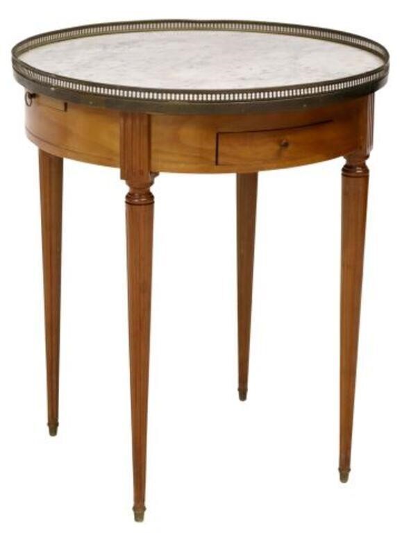 FRENCH LOUIS XVI STYLE MARBLE-TOP