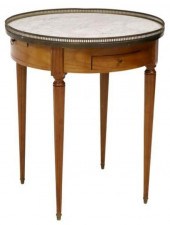 FRENCH LOUIS XVI STYLE MARBLE-