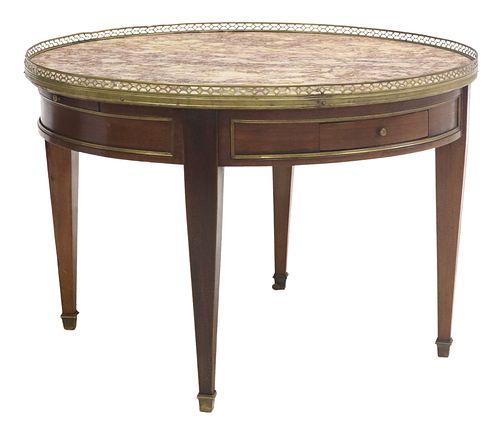 FRENCH LOUIS XVI STYLE MARBLE-TOP