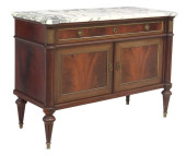 FRENCH LOUIS XVI STYLE MARBLE-