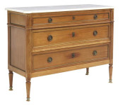FRENCH LOUIS XVI STYLE MARBLE-