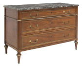 FRENCH LOUIS XVI STYLE MARBLE-
