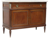 FRENCH LOUIS XVI STYLE MARBLE-
