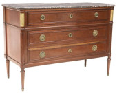 FRENCH LOUIS XVI STYLE MARBLE-