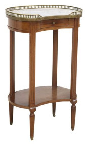 FRENCH LOUIS XVI STYLE MARBLE-