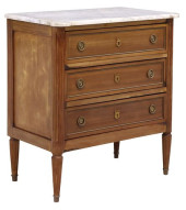 FRENCH LOUIS XVI STYLE MARBLE-