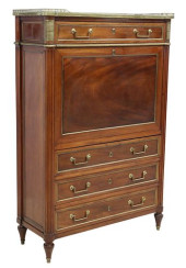 FRENCH LOUIS XVI STYLE MARBLE-