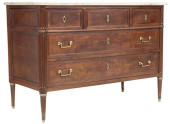 FRENCH LOUIS XVI STYLE MARBLE-