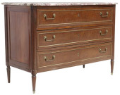 FRENCH LOUIS XVI STYLE MARBLE-