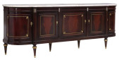 FRENCH LOUIS XVI STYLE MARBLE-