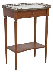 FRENCH LOUIS XVI STYLE MARBLE-