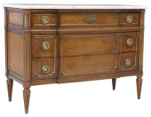 FRENCH LOUIS XVI STYLE MARBLE-