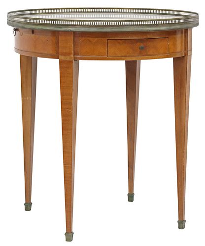 FRENCH LOUIS XVI STYLE MARBLE-TOP