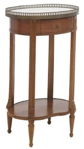 FRENCH LOUIS XVI STYLE MARBLE-