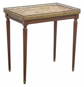 FRENCH LOUIS XVI STYLE MARBLE-