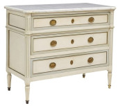 FRENCH LOUIS XVI STYLE MARBLE-