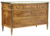 FRENCH LOUIS XVI STYLE MARBLE-