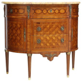 FRENCH LOUIS XVI STYLE MARBLE-