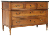 FRENCH LOUIS XVI STYLE MARBLE-