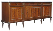 FRENCH LOUIS XVI STYLE MARBLE-