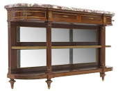 FRENCH LOUIS XVI STYLE MARBLE-