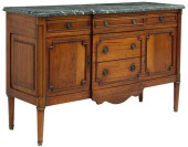 FRENCH LOUIS XVI STYLE MARBLE-