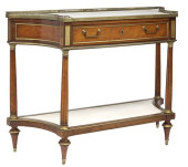 FRENCH LOUIS XVI STYLE MARBLE-