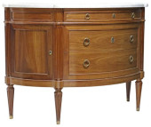 FRENCH LOUIS XVI STYLE MARBLE-