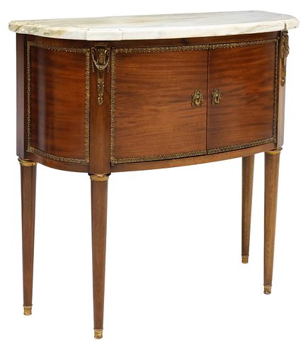 FRENCH LOUIS XVI STYLE MARBLE-TOP