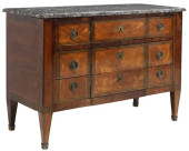 FRENCH LOUIS XVI STYLE MARBLE-