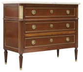 FRENCH LOUIS XVI STYLE MARBLE-