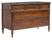 FRENCH LOUIS XVI STYLE MARBLE-