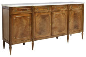 FRENCH LOUIS XVI STYLE MARBLE-