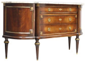 FRENCH LOUIS XVI STYLE MARBLE-