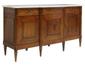 FRENCH LOUIS XVI STYLE MARBLE-