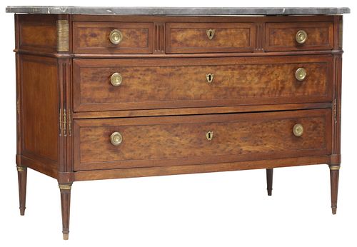 FRENCH LOUIS XVI STYLE MARBLE-TOP
