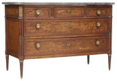 FRENCH LOUIS XVI STYLE MARBLE-