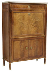 FRENCH LOUIS XVI STYLE MARBLE-