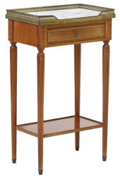 FRENCH LOUIS XVI STYLE MARBLE-