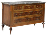 FRENCH LOUIS XVI STYLE MARBLE-