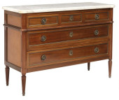 FRENCH LOUIS XVI STYLE MARBLE-