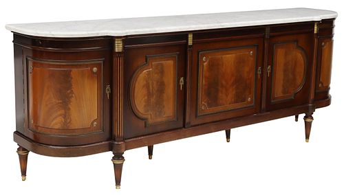 FRENCH LOUIS XVI STYLE MARBLE-TOP