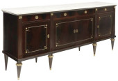FRENCH LOUIS XVI STYLE MARBLE-