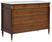 FRENCH LOUIS XVI STYLE MARBLE-