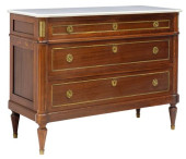 FRENCH LOUIS XVI STYLE MARBLE-