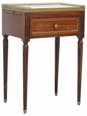 FRENCH LOUIS XVI STYLE MARBLE-